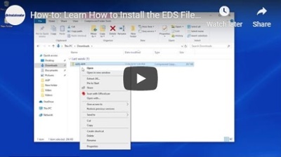 How-to: Learn How to Install the EDS File for an AZ Series EtherNet/IP Driver